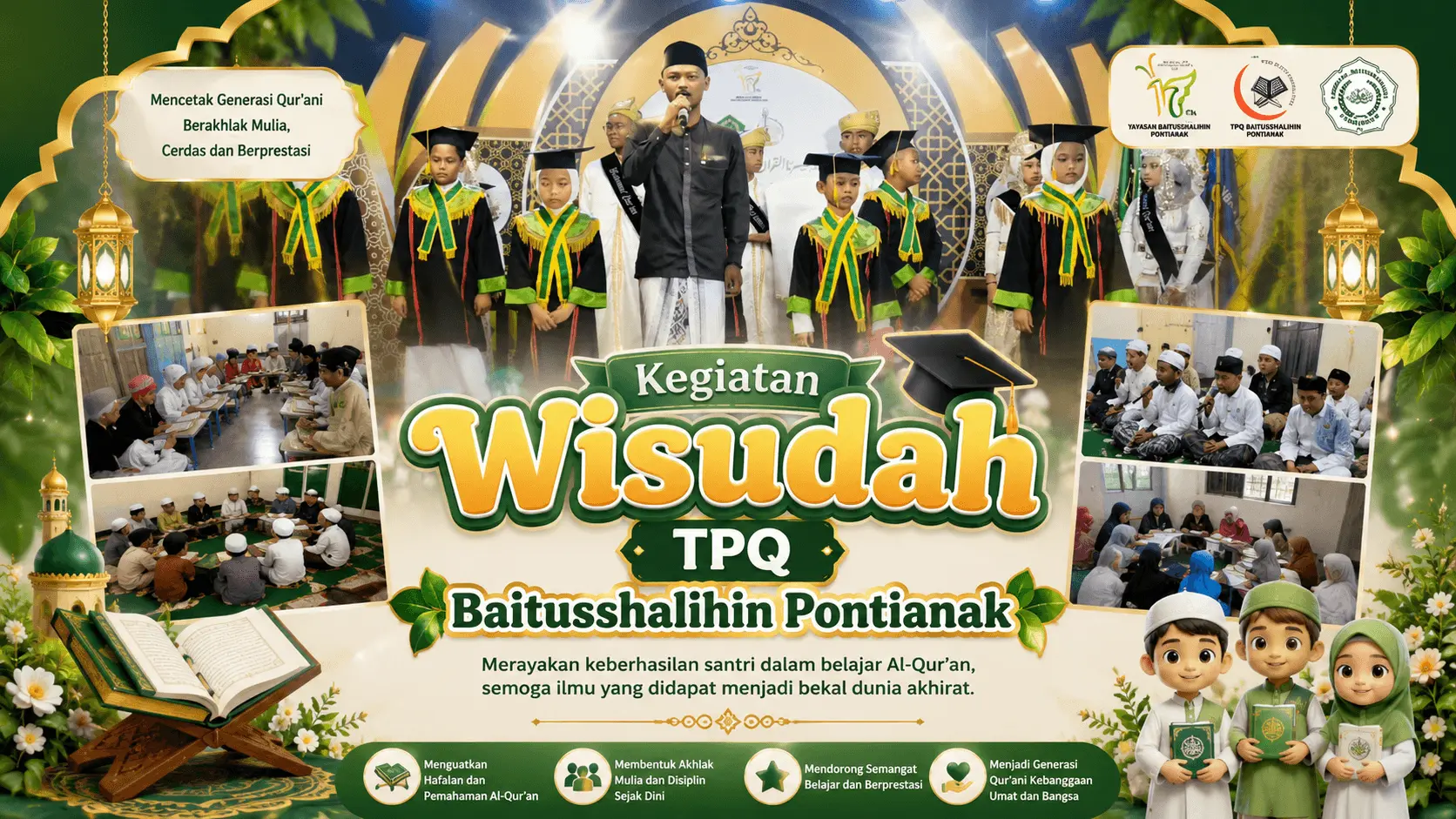 Kegiatan Wisuda dan Khataman TPQ