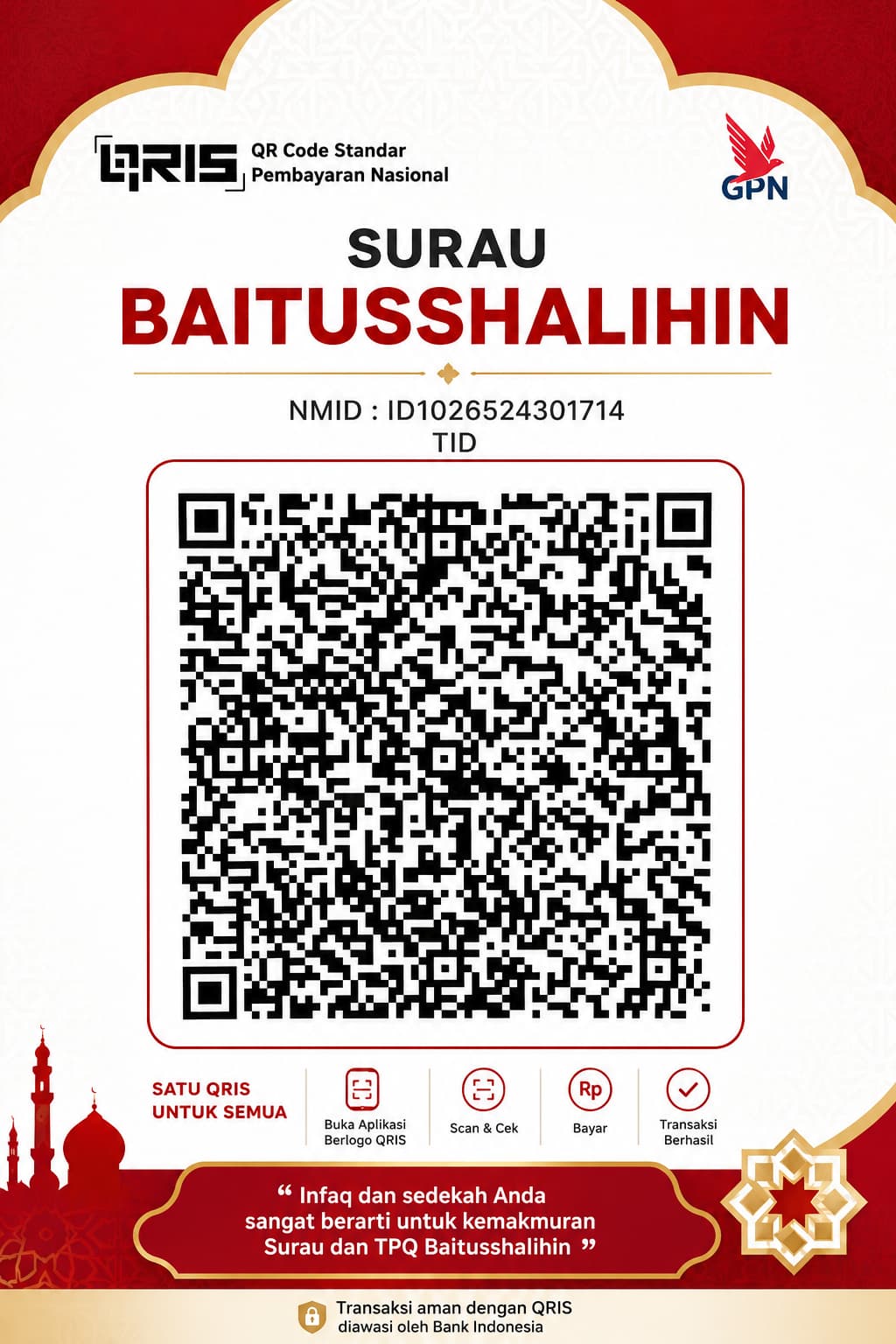 QRIS Pembangunan Surau